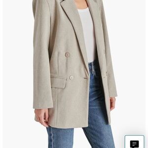 Steve Madden Oversized Double-Breasted Blazer